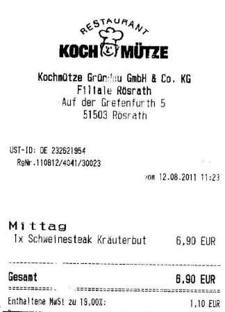 dtre Hffner Kochmtze Restaurant